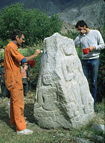 Bubur-Stele in situ