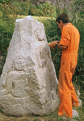 Bubur-Stele in situ